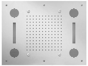 Almar Temptation Chrome Κεφαλή Ντους Εντοιχισμού Οροφής 63x48 εκ. 2 Ροών, με Χρωματοθεραπεία E044211-100