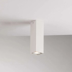 Φωτιστικό Οροφής - Πλαφονιέρα Fluke I-FLUKE-PLQ20 BCO 1xGU10 6x6x20cm White Luce Ambiente Design Metal