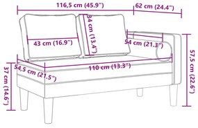 ΑΝΑΚΛΙΝΤΡΟ TAUPE ΥΦΑΣΜΑΤΙΝΟ ΜΕ ΜΑΞΙΛΑΡΙΑ 4007583