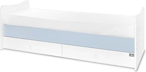 BED MAXI PLUS NEW 70/160 WHITE/BABY BLUE