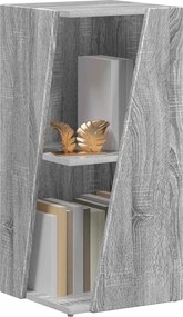 vidaXL Πλευρικό Ράφι Γκρίζο Σονομα 33 x 32 x 70,5 εκ