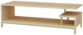 Έπιπλο Tηλεόρασης Reilly 322RTC2235 120x44,6x37,6cm Gold-Oak