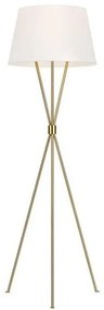 Επιδαπέδιο Φωτιστικό 1xE27 Λινό Αμπαζούρ Penny Elstead Lighting-FE-PENNY-FL-BB-Ορείχαλκος FE-PENNY-FL-BB