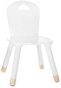 Παιδική καρέκλα Playful pakoworld λευκό 32x31.5x50εκ