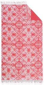 Πετσέτα Θαλάσσης - Παρεό Brilliant Coral Nef-Nef Θαλάσσης 90x170cm Cotton-Polyester