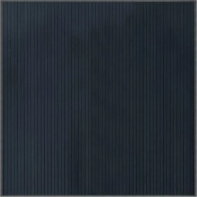 vidaXL Χαλί Τετράγωνο Γκρι 100 x 100 εκ. Μπαμπού