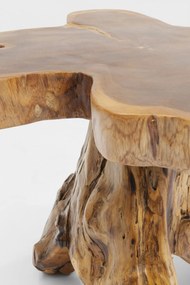Βοηθητικό Τραπεζάκι Κορμός  Μικρό Καφέ  51x51x42εκ - Καφέ