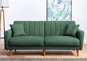 3-Seat Sofa-Bed Aqua - Green Green