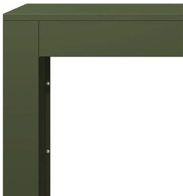 vidaXL Ράφι Καυσόξυλων Πράσινη 100x40x100 εκ. Ατσάλινο