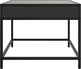 vidaXL Τραπεζάκι Σαλονιού Infinity LED Μαύρο 50x50x41 εκ.