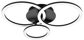 Φωτιστικό Οροφής Eglo 900321 PARRAPOS-Z Μαύρο Ματ (Black Mat) 2700K - 6500K