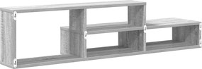 vidaXL ΡάφιΤηλεόρασηςΤοίχου 120x25x28,5εκ Επεξεργασμένο ξύλο