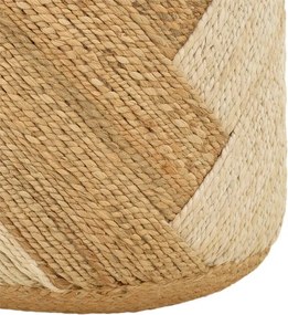 Σκαμπό Elision Inart φυσικό-μπεζ 100% γιούτα Φ38x38εκ