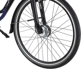 E-City+ 28 Inch 54 cm Women 7SP Roller brakes Matte blue