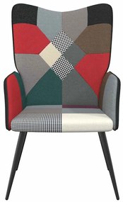 vidaXL Πολυθρόνα Relax Σχέδιο Patchwork Υφασμάτινη