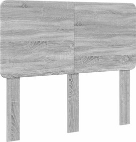 vidaXL Σκελετός Κρεβατιού Γκρι Sonoma 135 x 190 cm