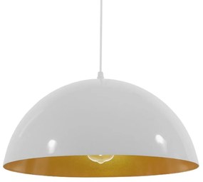 Φωτιστικό Οροφής Lune 01339 White-Gold GloboStar Metal