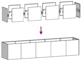 ΖΑΡΝΤΙΝΙΕΡΑ 200X40X40 ΕΚ. ΑΠΟ ΓΑΛΒΑΝΙΣΜΕΝΟ ΑΤΣΑΛΙ 860687