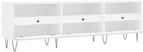 vidaXL Έπιπλο Τηλεόρασης Λευκό 150x30x44,5 εκ. Επεξεργασμένο Ξύλο