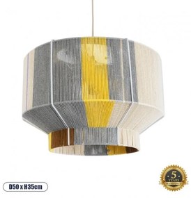 Boho Κρεμαστό Φωτιστικό Οροφής Μονόφωτο 02290 GloboStar 02290 Πολύχρωμο