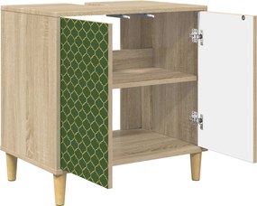 vidaXL Ντουλάπι Μπάνιου GELEEN Sonoma 60 x 40 x 60 εκ