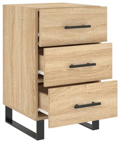 vidaXL Κομοδίνο Sonoma Δρυς 40 x 40 x 66 εκ. από Επεξεργασμένο Ξύλο