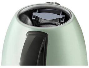 Ηλεκτρικός βραστήρας BUYDEEM K640, 2400W, 1.7 l, προστασία ξηρού βρασμού, χωρίς BPA, LED, ανοιχτό πράσινο