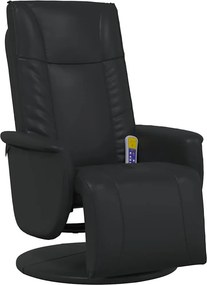 vidaXL Μαύρο 71 x 90 x 105 εκ. Τεχνητό Δέρμα