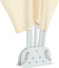 vidaXL Σκίαστρο Βεράντας Πλαϊνό Πτυσσόμενο Κρεμ 400 x 200 εκ.