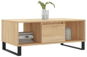 vidaXL Τραπεζάκι Σαλονιού Sonoma Δρυς 90x50x36,5 εκ. Επεξεργασμ. Ξύλο