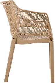 ΠΟΛΥΘΡΟΝΑ ΠΟΛΥΠΡΟΠΥΛΕΝΙΟΥ PEGGY HM6368.03 CAPPUCCINO 60x55x79Υεκ