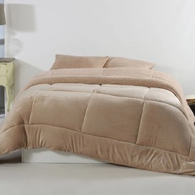 Κουβερτοπάπλωμα Υπέρδιπλο (220x240) Silk Fashion Solid L.Brown