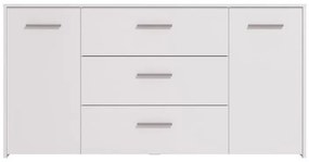 Κομότα - Μπουφές Garona 3K3F Λευκό 158x33x80,5 εκ. 158x33x80.5 εκ.