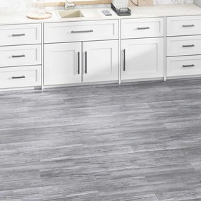 vidaXL Πλάκες Δαπέδου 5,02 m² 36 pcs PVC Ματ Ξύλο Γκρι