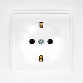 Πρίζα σούκο λευκή Mono Electric σειρά despina