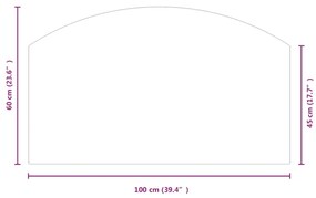 ΠΛΑΚΑ ΤΖΑΚΙΟΥ 100 X 60 ΕΚ. ΓΥΑΛΙΝΗ 324154