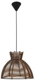 Φωτιστικό Οροφής Μονόφωτο Heronia Kenya 31-1265 Bamboo