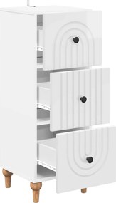 vidaXL Ντουλάπι με Συρτάρια 33 x 34,5 x 90 εκ Επεξεργασμένο Ξύλο