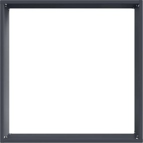 vidaXL Περίγραμμα γκαζόν 6 pcs Ανθρακί 40 x 40 x 13 cm Ατσάλι
