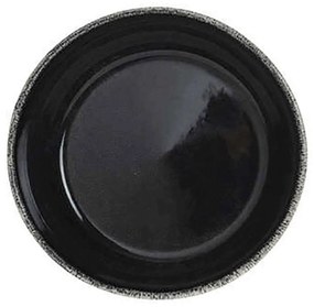 Πιάτο Βαθύ 07.154637B Φ15cm Black Κεραμικό