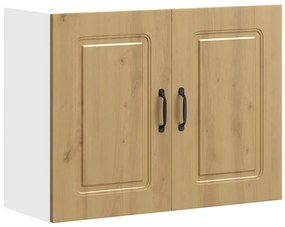 ντουλάπι τοίχου κουζίνας "Kalmar" Artisan Oak Engineered Wood - Καφέ