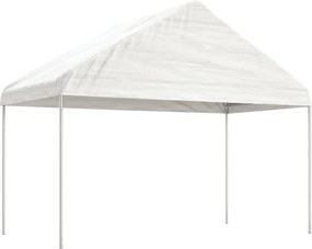 vidaXL Κιόσκι με Τέντα Λευκό 17,84 x 4,08 x 3,22 μ. από Πολυαιθυλένιο
