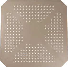 Τραπεζαρία Icon-Confident pakoworld σετ 5τεμ PP σε cappuccino απόχρωση