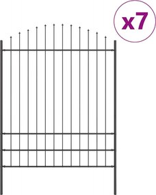 vidaXL Φράχτης Κήπου 7 pcs Γκρι 170 x 225 cm