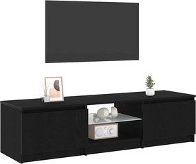 vidaXL Ντουλάπι TV Μαύρη Οξυά 140 x 38,5 x 36 εκ. Επεξεργασμένο ξύλο