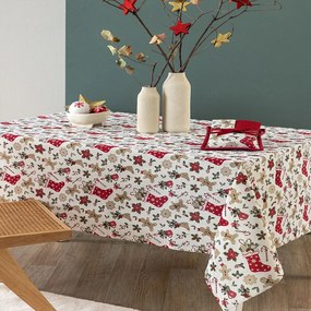 Τραπεζομάντηλο Χριστουγεννιάτικο CC102 Multi Palamaiki 140X180