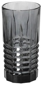 Ποτήρι Σωλήνας Patrick 390ml 15cm Rop125K6 Anthracite Espiel Γυαλί