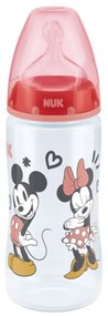 Μπιμπερό First Choice Plus Disney Minnie Mouse 10741034 300ml 6-18 Μηνών Red Nuk 300ml Πολυπροπυλένιο