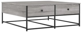 vidaXL Τραπεζάκι Σαλονιού Γκρι Sonoma 100 x 99 x 40 εκ. Επεξεργ. Ξύλο