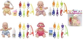 Κούκλα μωρό με σετ παιχνιδιών μπάνιου - 0812-2737 - 917414